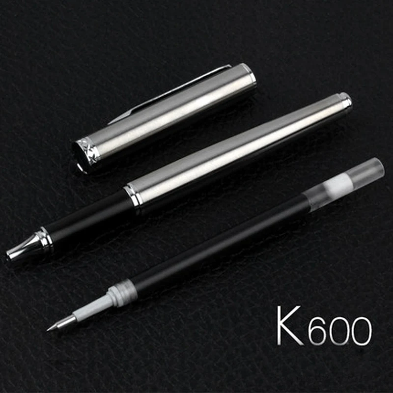 Pentel K600 0,7 мм гелевая ручка металлическая высококлассная Подарочная шариковая ручка из нержавеющей стали Ручка для подписи бизнес-босс