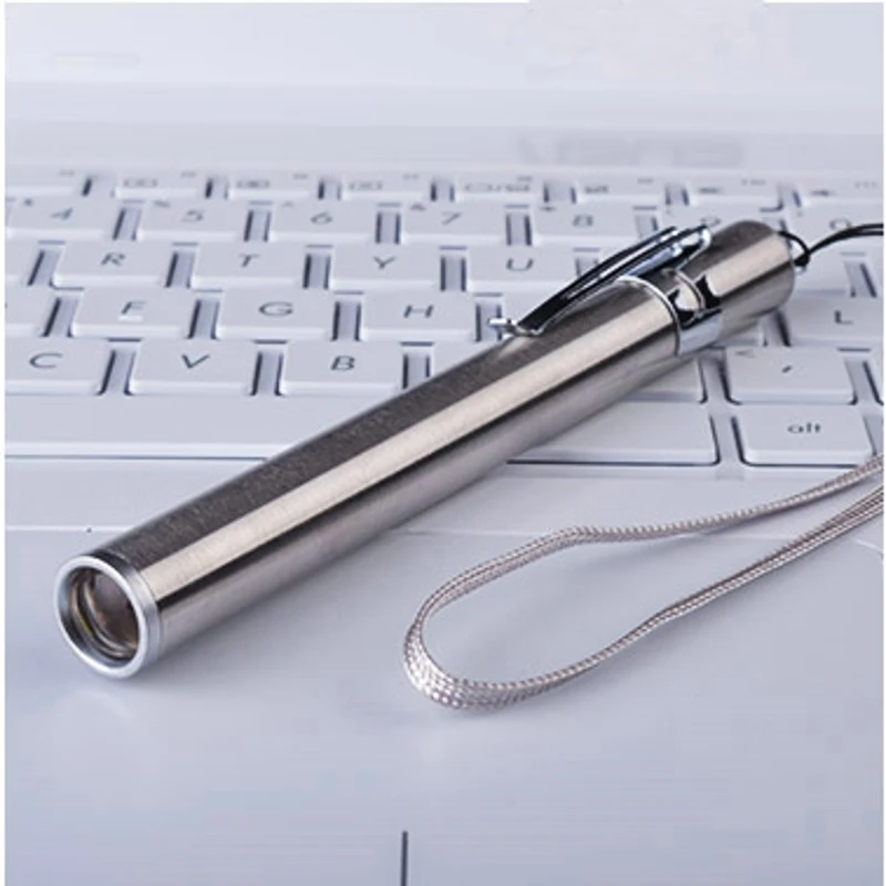 Nurse Doctor Pen Medical Flashlight Pupil Lamp Usb Rechargeable Oral Ear Nose And Throat Mini Yellow White Light Diagnostic