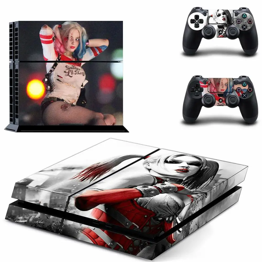 DPTM2822 Отряд Самоубийц Харли Квинн PS4 наклейка s Play станция 4 кожа наклейки для playstation 4 PS4 консоли и контроллера Скины - Цвет: DPTM2822