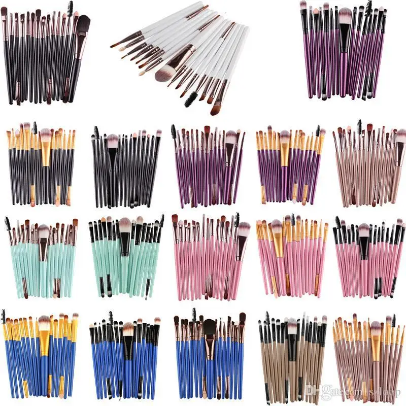 15 шт./компл. Maange профессиональный макияж кисти для макияжа Кисти Портативный