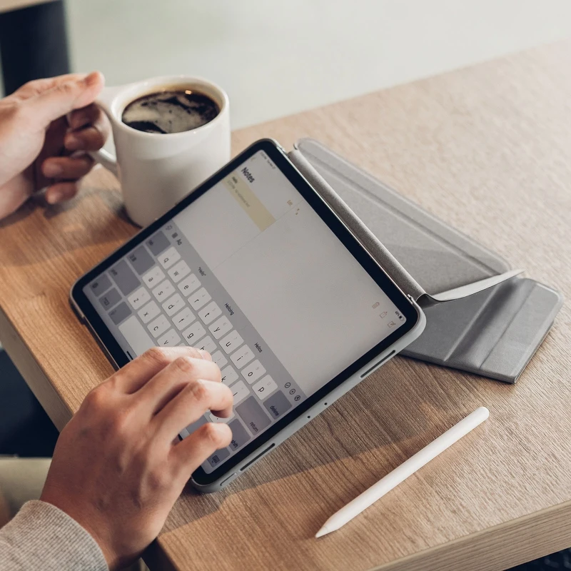 Чехол со складной крышкой для планшета iPad Pro 11"Moshi VersaCover for iPad Pro 11", цвет серый