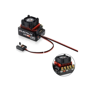 

Hobbywing QUICRUN 10BL120 Sensored 120A / 10BL60 Sensored Brushless ESC Speed Controller For 1/10 1/12 RC Mini Car