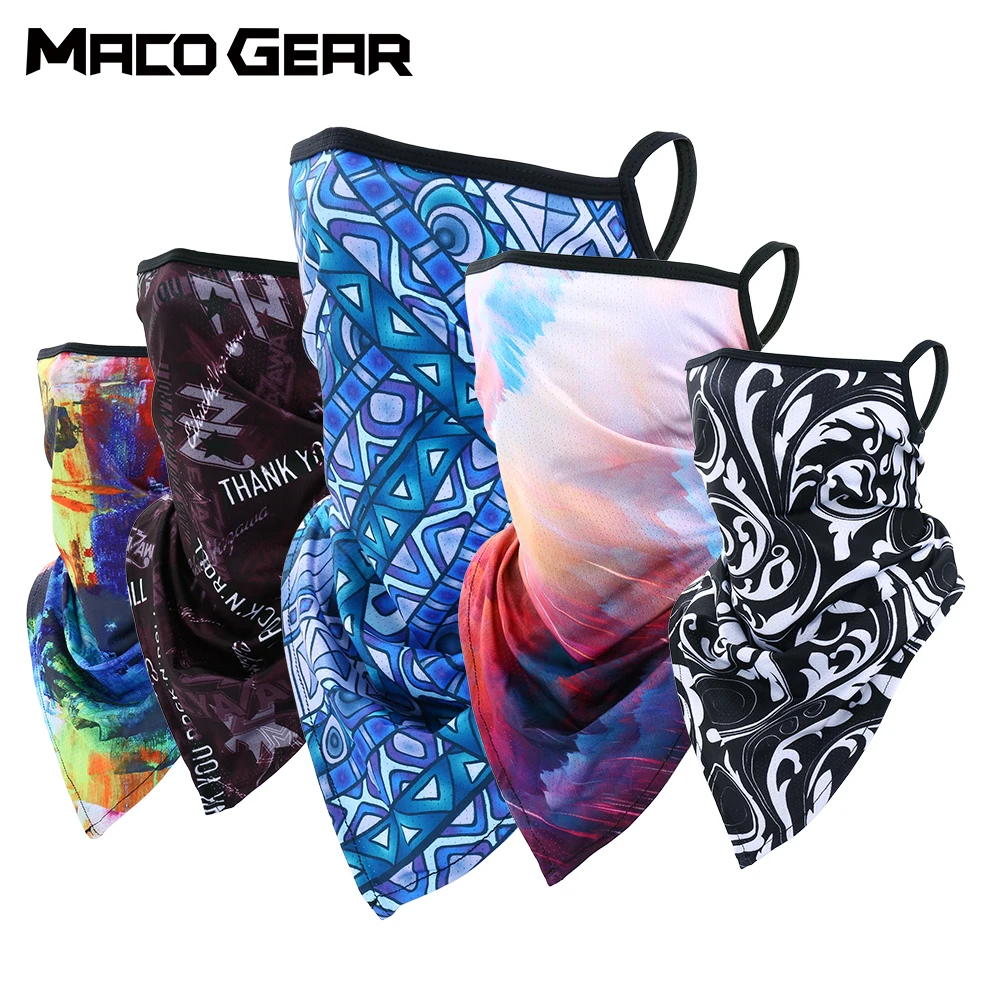 

Unique Pattern Triangle Scarf Face Mask 3D Printed Bandana Running Cycling Neck Cover Gaiter Hiking Ski Balaclava Men Women Top