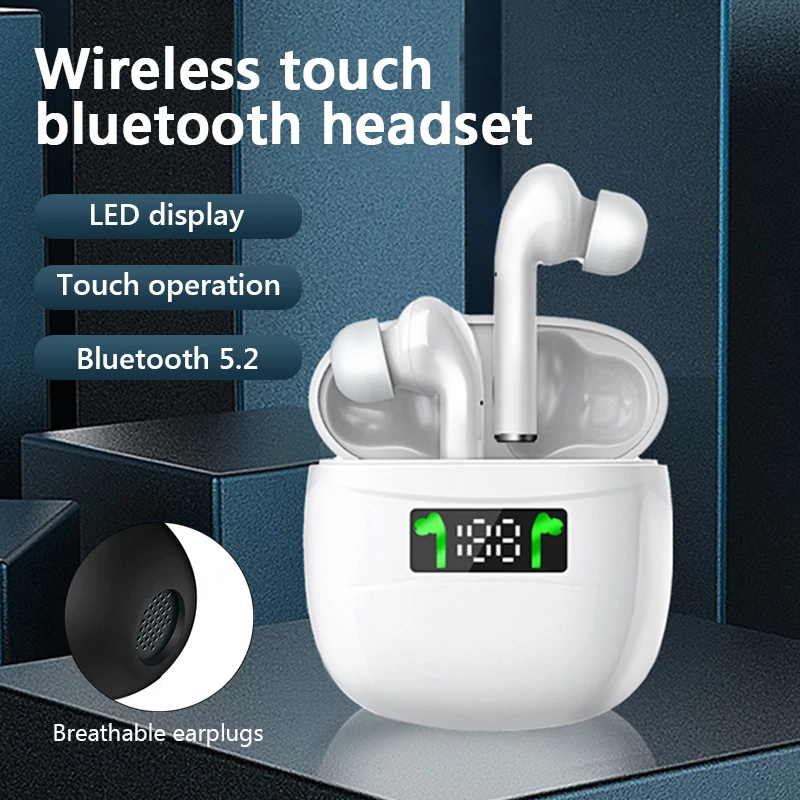 Wireless Bluetooth 5 0 Earphones TWS Headphones IPX7 Waterproof Earbuds LED Display HD Stereo Built in Mic for Xiaomi iPhone