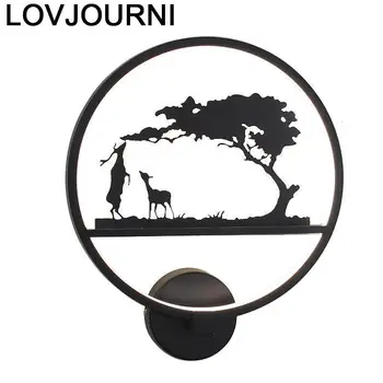 

Home Modern Lamp Deco Maison Mirror Luminaria Parede Lampara De Pared Interior Bedroom Led Applique Murale Luminaire Wall Light