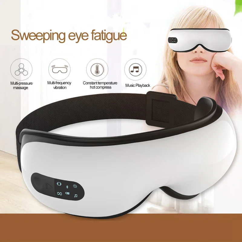 Electric Wireless Vibration Eye Massager Relieve Eye Fatigue eyesight improvement Smart Music Eye M - 4000437632279