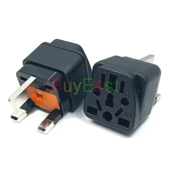 

10 X UK/Malaysia/Singapore Travel Plug Adapter Universal Outlet change US/EU/AU/UK/GE to UK 3 Pin Plug Adaptor with 13A fuse