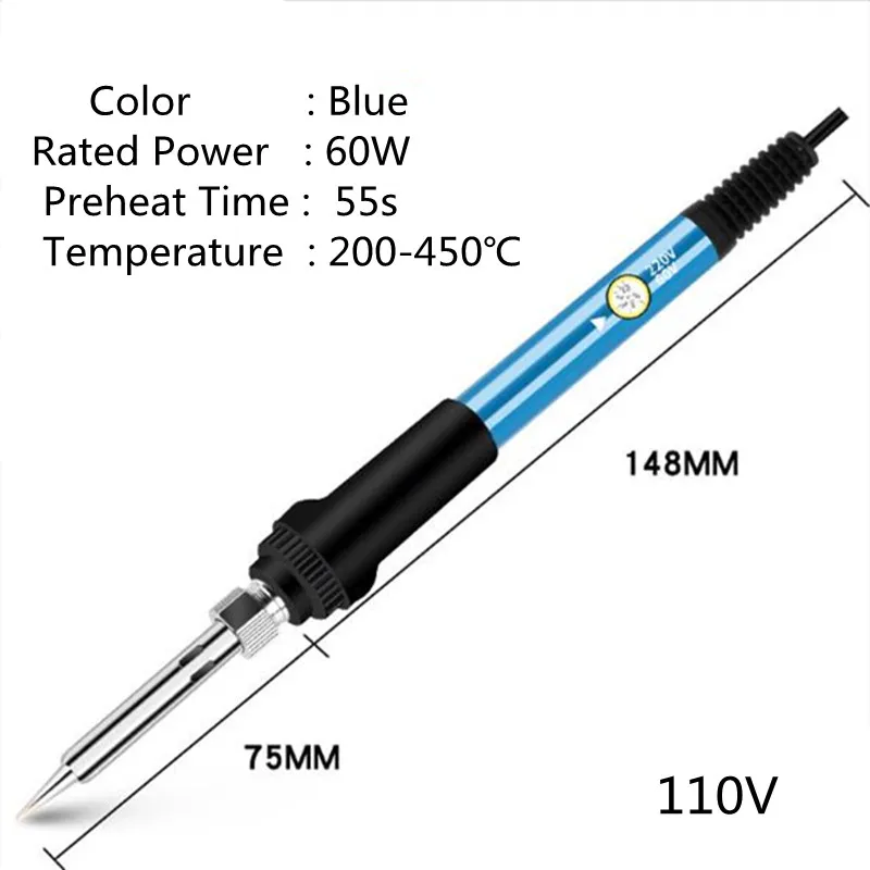 lincoln electric ac 225 arc welder Professional Soldering Iron Constant Temperature Can Be Adjusted  220V 110V 60W Welding Pen Rework Soldering Tool Welding Set gas welding machine Welding Equipment