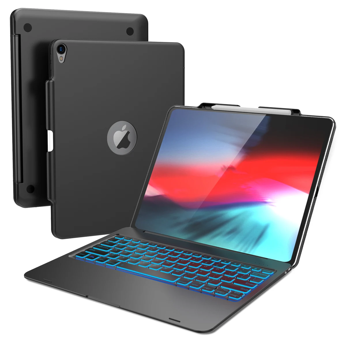 Чехол с клавиатурой США для iPad Pro 12,9, bluetooth-клавиатура, чехол для планшета, набор протекторов с 13 дюймовыми универсальными сумками для планшетов и ноутбуков