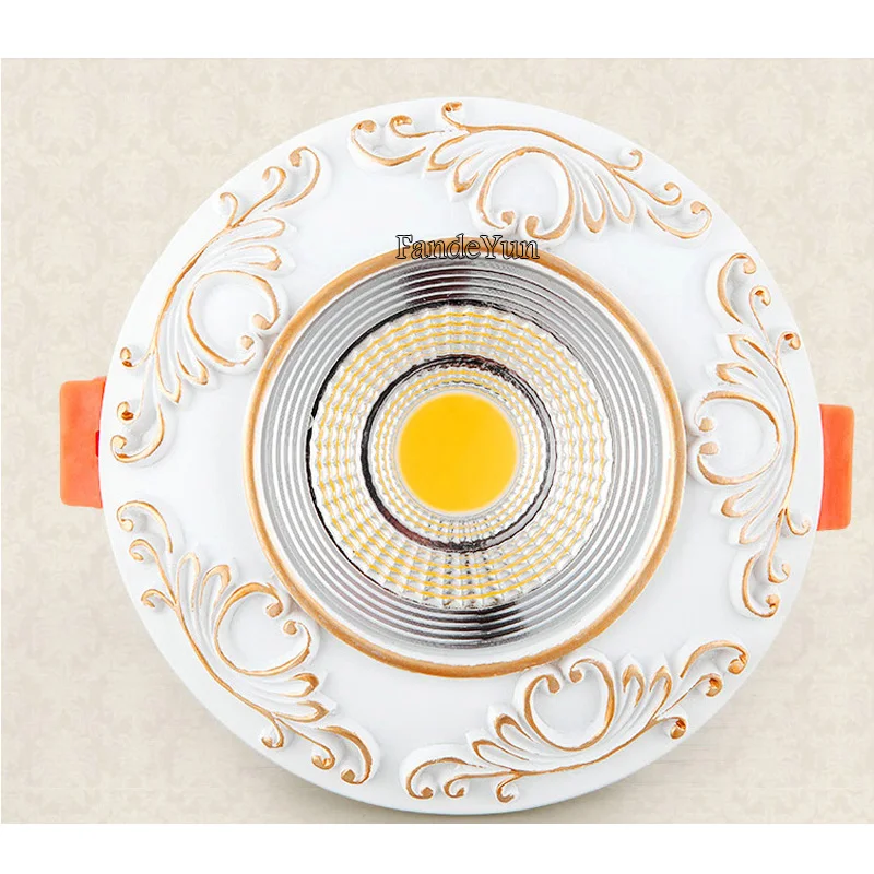 Dimmable LED COB Downlight 5W 7W 9W Recessed Ceiling Lamp AC110V 220V Downlight Spot Light Home Decor ceiling lights