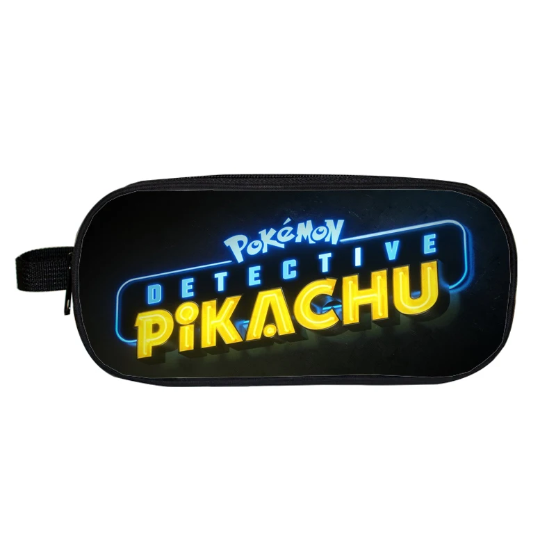 Пенал Pokemon pekachu Makeup аниме Mochila печать 3D косметички двойная молния косметичка для детские школьные принадлежности