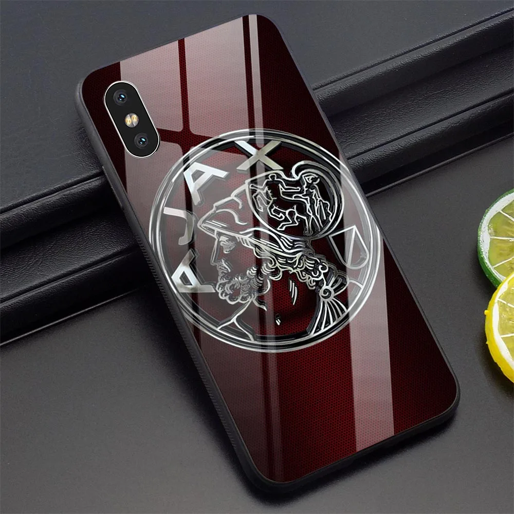 Ajax команда телефон чехол для iPhone X Case 6 6S XR Xs Max 8 плюс 7 5S 5 SE 11 Pro закаленное стекло