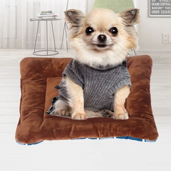 

Pet Bed Warm Pet Cotton Bed For Small Medium Large Dog Soft Mat Breathable Winter Thicken Warm Cat Dog Blanket Sleeping House