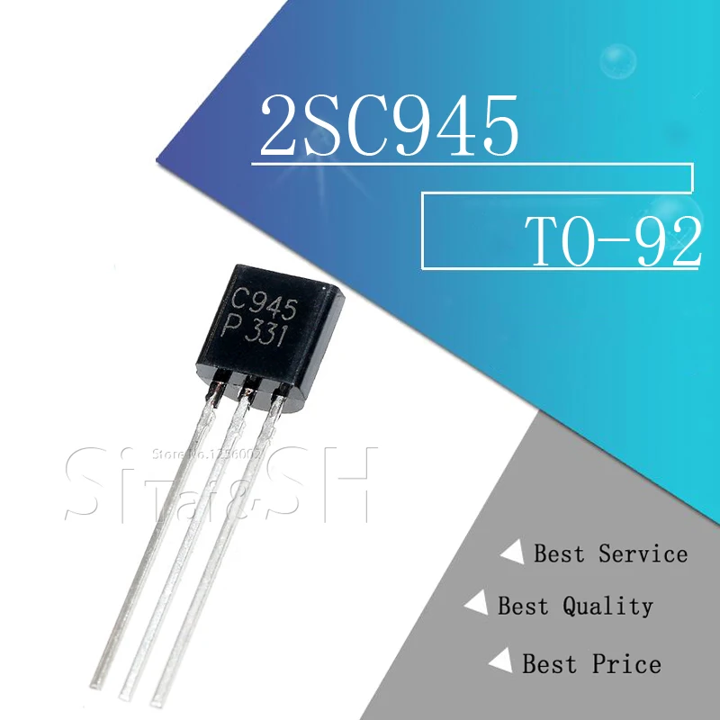 Линейный триодный транзистор TO-92 100 шт. C945 2SC945 0 15 А 50 в NPN | Электронные компоненты и