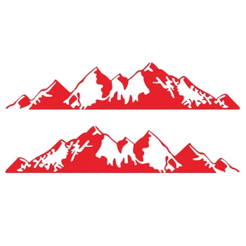 

Vinyl sticker Decal For RV trailer Car sticker Tree mountain forest Easy use