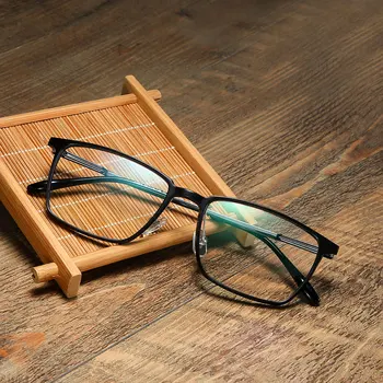 

Pure B Titanium Optical Glasses Frame Men Vintage Square Prescription Eyeglasses Women Retro Myopia Spectacles Eyewear 3052