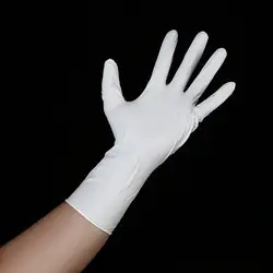 12-дюймовый одноразовые нитриловые перчатки для уборки помещений защитные перчатки на заводе с электронным управлением нитриловых