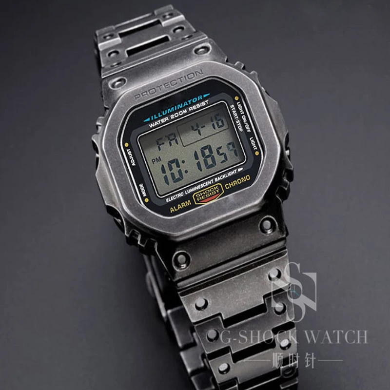 Нержавеющая сталь рамка для G-Shock часы чехол и ремень для объектива с  оптическими зумом Casio DW-5600 GW5600 GW5035 GWM5610 G5600E GWM-B5000  наручные рамка браслет | Электроника | АлиЭкспресс