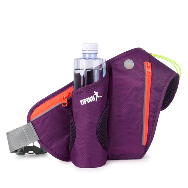 Running Belt Bag Trailing For Phone Holder Sport Fanny Pack Men Woman Fitness Waterproof Waist Pack With Water Bottle Gym Bags LM461 no bottle PL