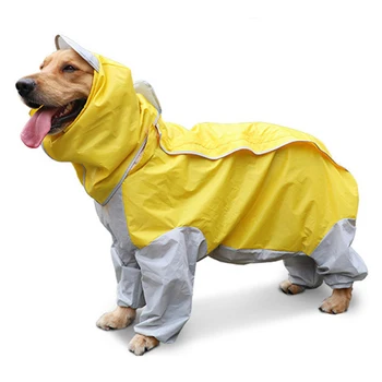 

Raincoats Dog Clothes Waterproof Large Dog Small Medium Raincoat Jumpsuit Clothes Rain Coat Pet Jacket