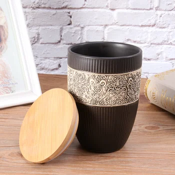 

1Pc Practical Grain Canister Food Kitchen Sealed Storage Container Empty Storage Jar for Loose Tea Coffee Bean Dried Fruit (Blac