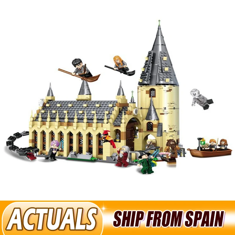 

16052 Movie Series Great Hall Set Compatible with 75954 Building Blocks Bricks DIY Toys Christmas Gifts