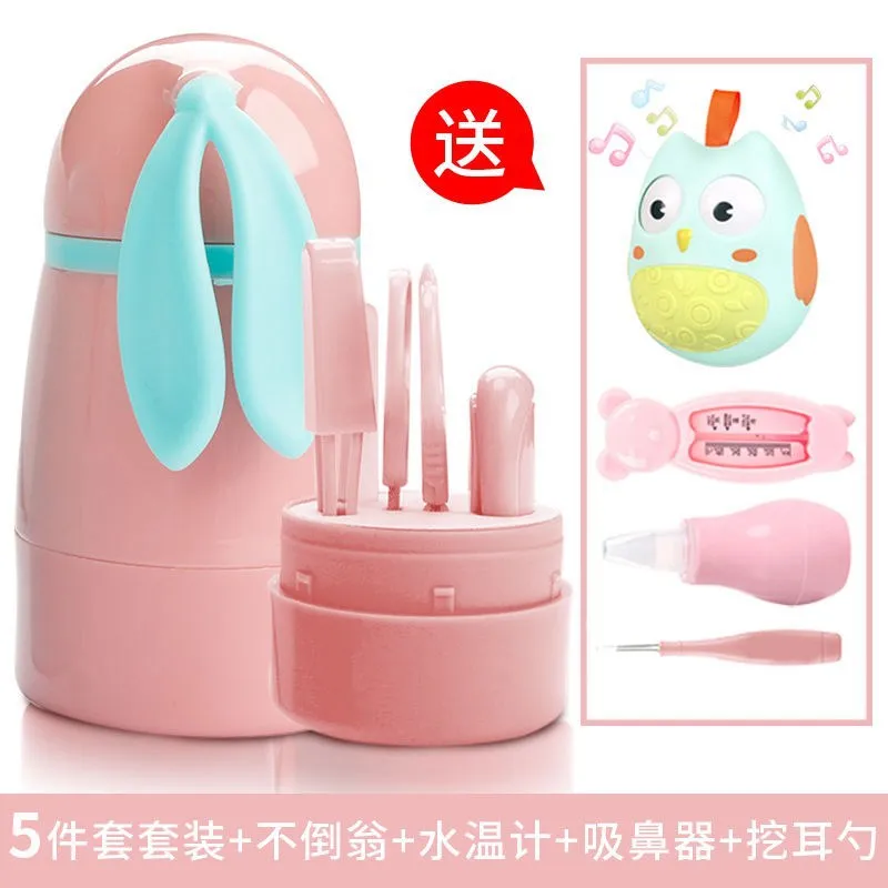 

[Earpick + Nasal Aspirator + Water Thermometer] Babies' Nail Clippers Nail Clippers Set CHILDREN'S Nail Clippers Newborns