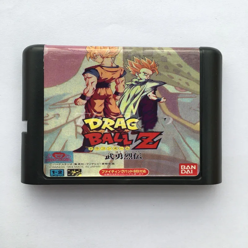 Чехол Drag Ball Z EU/JAP для 16 битной игровой карты системы Genesis Sega Mega Drive|Картриджи| |