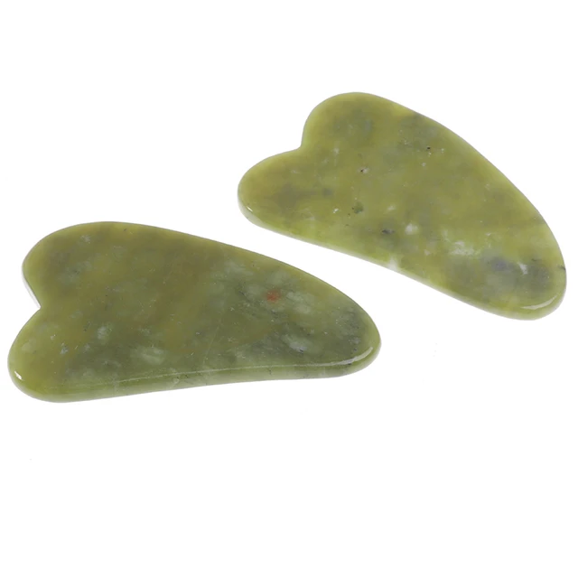 1 sztuk Gua Sha skrobak naturalny kwarc Jade kamień Guasha urządzenie do masażu twarzy i ciała leczenie skrobanie opieki zdrowy masaż 3