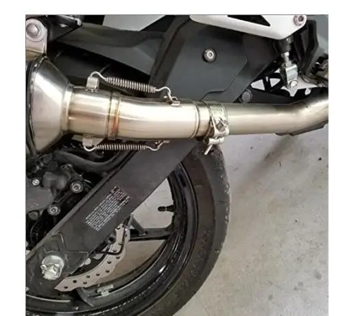 Средняя выхлопная труба мотоцикла для Kawasaki Z250 Z300 Ninja 250R 300 2008 2017 NJ 400 Ninja400 2018