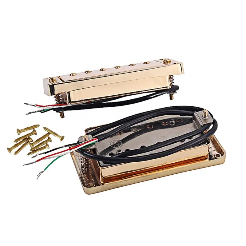 Guitar Five-core Gold Pickup with Bottom White Copper Cover Musical Instrument Accessories X7JD