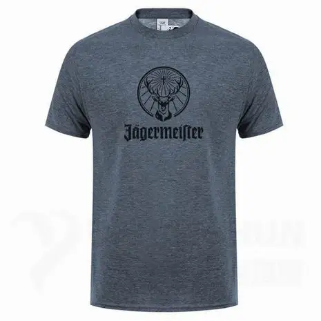 Мужская футболка с логотипом Jagermeister Music Tour, высокое качество, модная эксклюзивная футболка из хлопка, 16 цветов, унисекс, уличная одежда, Harajuku
