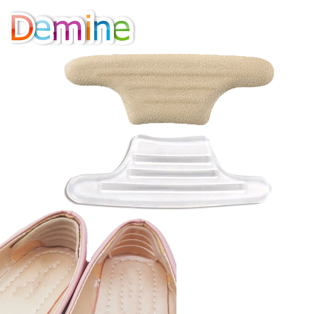 

T-type Silicone Gel Heel Liner Grips for High Heels Back Cushion Comfort Invisible Foot Protect Pads Blister Shoes Pad Inserts