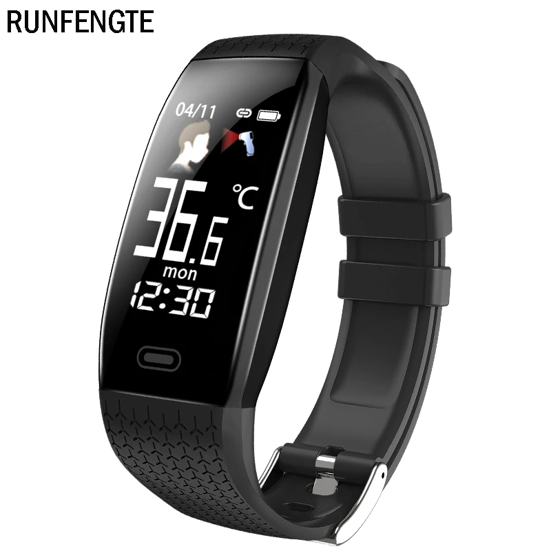 RUNFENGTE 2020 Smart Watch T5 Body Temperature Waterproof Fitness Watch  Call Reminder Sport Mode Smartwatch Sport Men Women Hot|Smart Watches| -  AliExpress