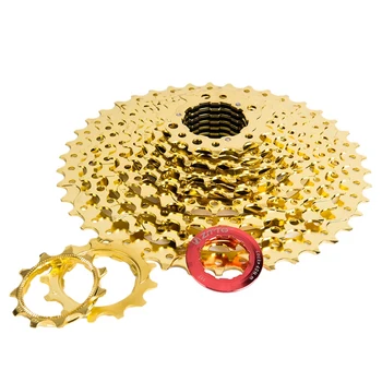 

Ztto 11-42T 10 Speed Wide Ratio Mtb Mountain Bike Bicycle Gold Golden Cassette Sprockets For Parts M6000 M610 M675 M780 K7