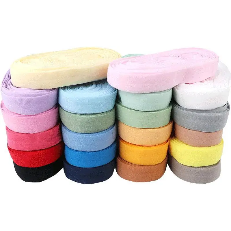 Multicolor Spandex Elastic Ribbon for DIY Hair Ties and Garment Accessories