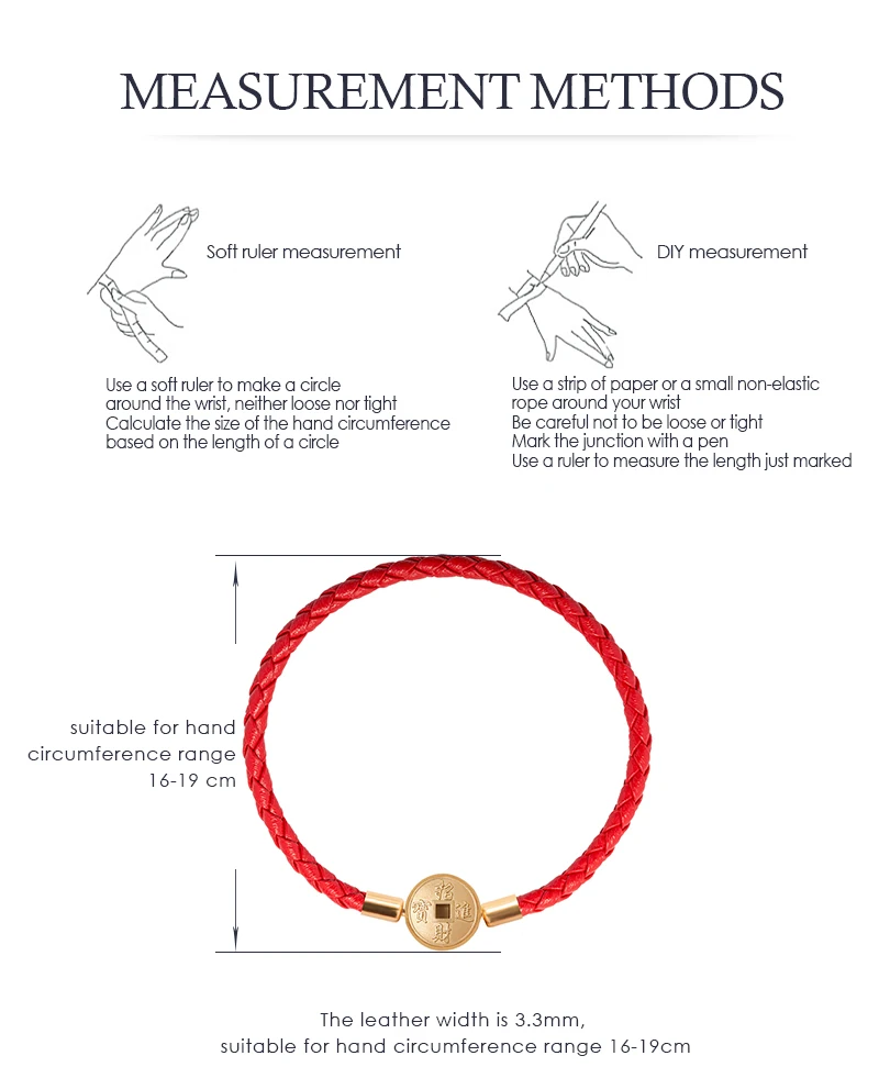 MOONLIGHT 2021 Gold Color Coin Bracelet For Women Genuine Leather Lucky Get Rich Red Bracelets Fashion Jewelry Birthday Gifts