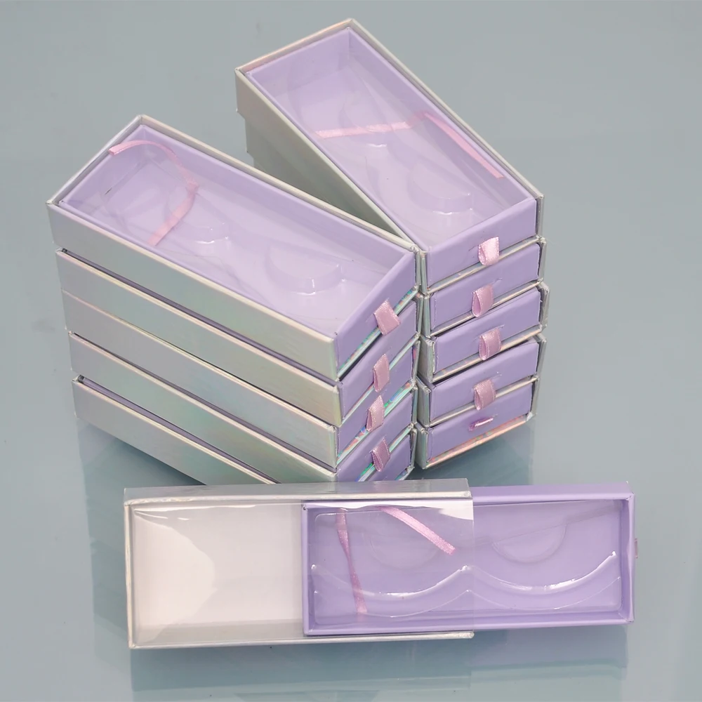 wholesale false eyelash packaging box lash boxes packaging custom logo faux mink eyelashes strip magnetic empty case bulk vendor