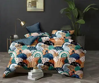 

Fashion Bedding Set A/B Double-Sided Pattern Duvet Cover Adult Girl Boy Simplicity Bed Sheet Lovers Quilt Cover Pillowcase LHM20