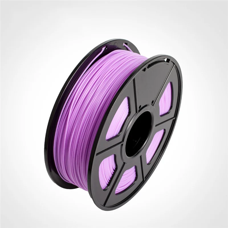 Luminous Purple SUNLU ABS 3d принтер нити 1,75 мм 1 кг с катушкой без пузырьков расходные материалы 26 цветов ABS 3D нити для SL-300 ручка - Цвет: Luminous Purple