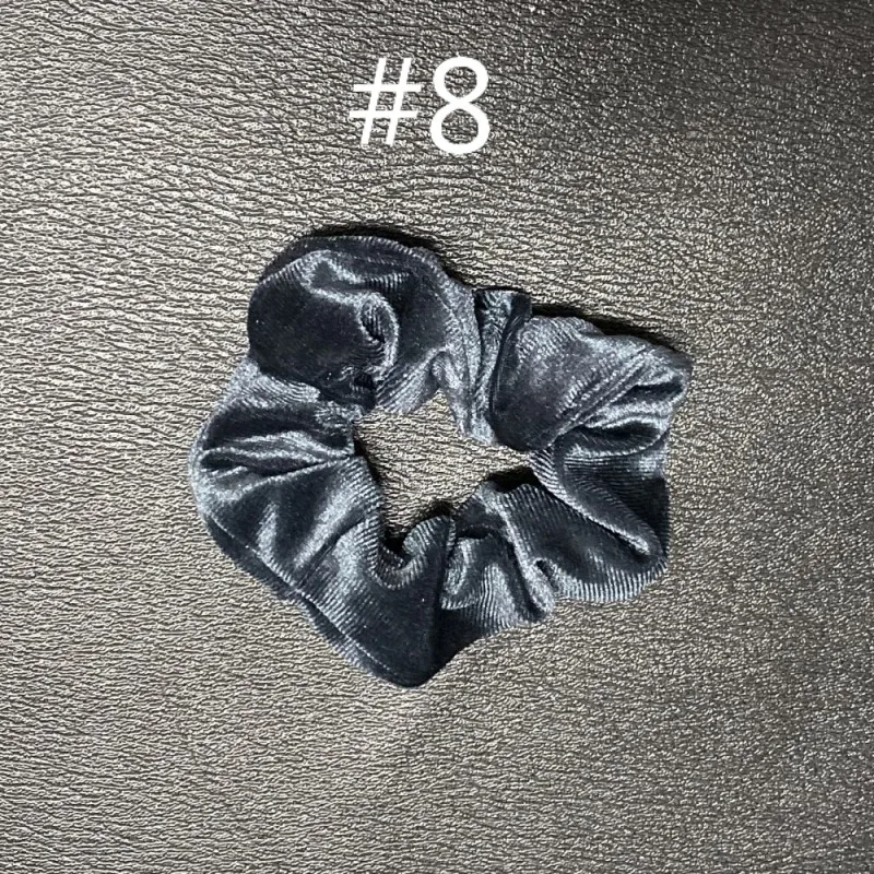 8 Бархатные резинки для волос vsco для женщин и девочек, резинки для волос, хрустящие резинки для волос, резинки для волос для женщин и девочек - Цвет: 8