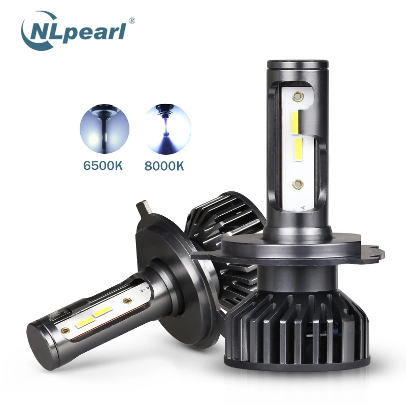 

NLpearl 2x Mini LED Headlight Bulbs H4 Led 4300K Canbus H1 H7 Led 9005 HB3 6500K 8000K 9006 HB4 Led H8 H9 H3 H11 Led Fog Lamp