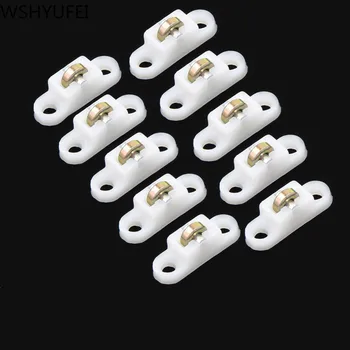 

10pcs Plastic Steel Conch Plastic Steel Sliding Door and Window Pulley Sliding Door Window Bearing Double Flat Roller