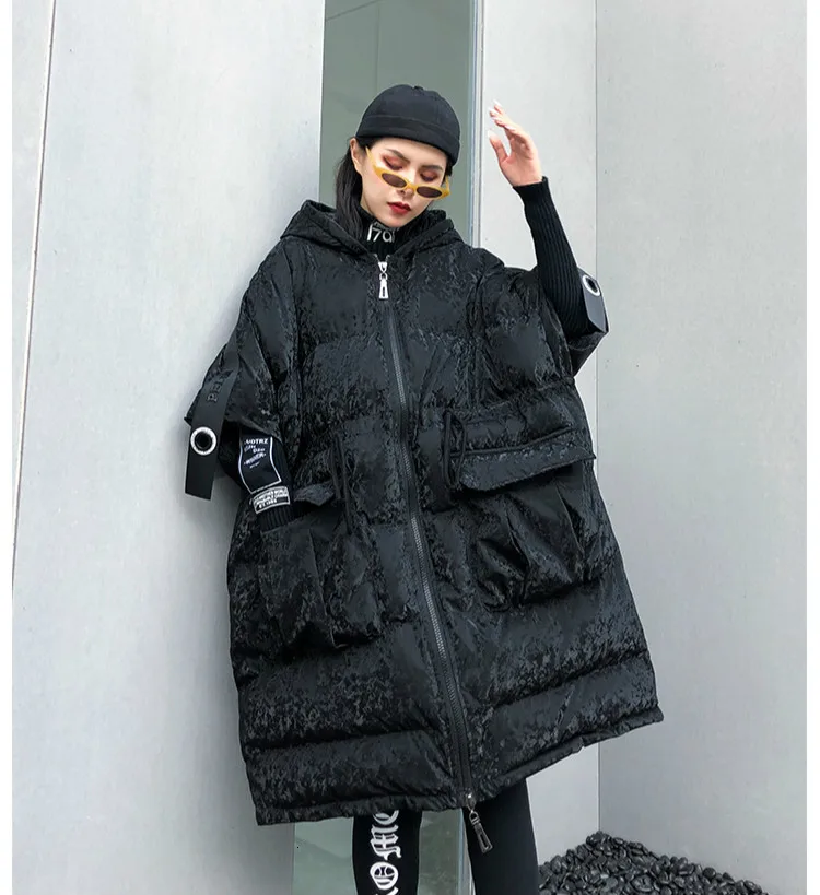 Max LuLu, корейская мода, зимняя одежда, Женская утолщенная зимняя куртка, женское повседневное длинное пальто, теплое с капюшоном, с подкладкой, леопардовая парка