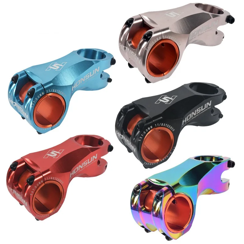 MTB Bicycle Stem CNC 35mm 31.8mm Handlebar -17 Degree 70mm DH AM XC ...