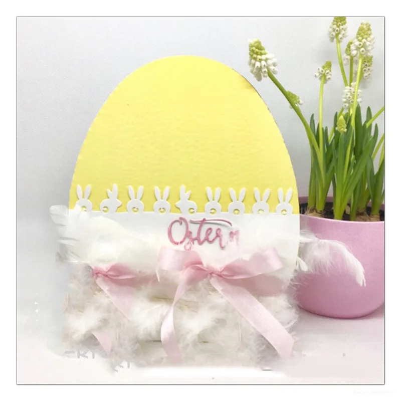 Новое поступление Schubladenwichteln Ostern Hasen металлические режущие штампы и штампы DIY Скрапбукинг карты трафарет бумаги DIY карты