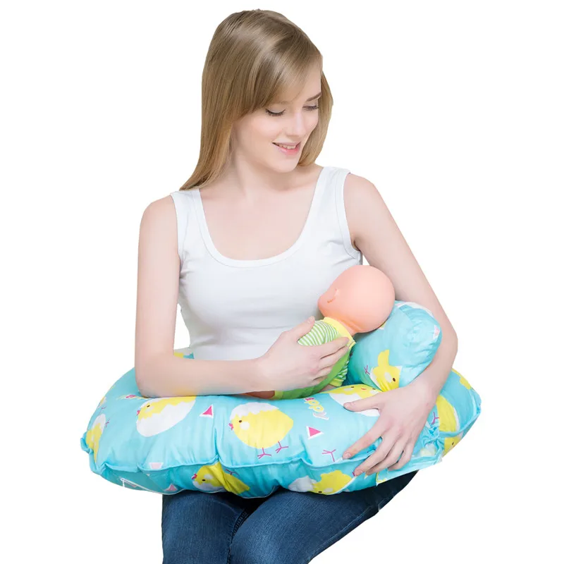 Мульти Цвет новорожденных кормление грудью подушка для грудного вскармливания подушки многофункциональный Детские Обучающие сидеть подушка almofada infantil - Цвет: Blue chick