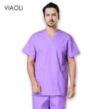 НОВЫЕ ХИРУРГИЧЕСКИЕ больничные скрабы костюмы мужские хлопковые медицинские униформы одежда для кормления скрабы медицинская форма медсестры аптека лабораторное пальто