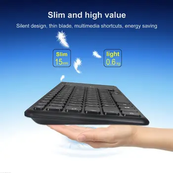 

L200 French Keyboard 2.4G Wireless Keyboard for Android TV Notebook PC Computer