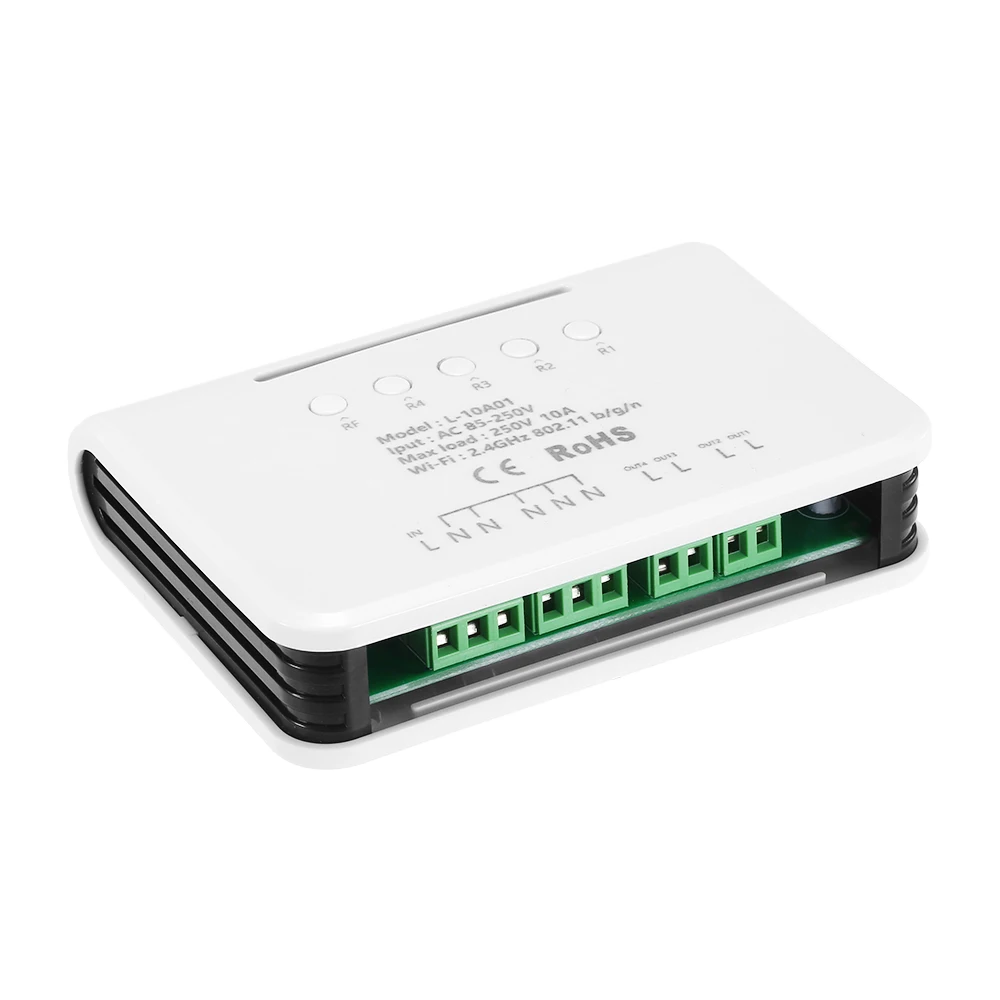 Беспроводной переключатель eWeLink 4 канальный DC 5 В Wi Fi таймер телефонный пульт